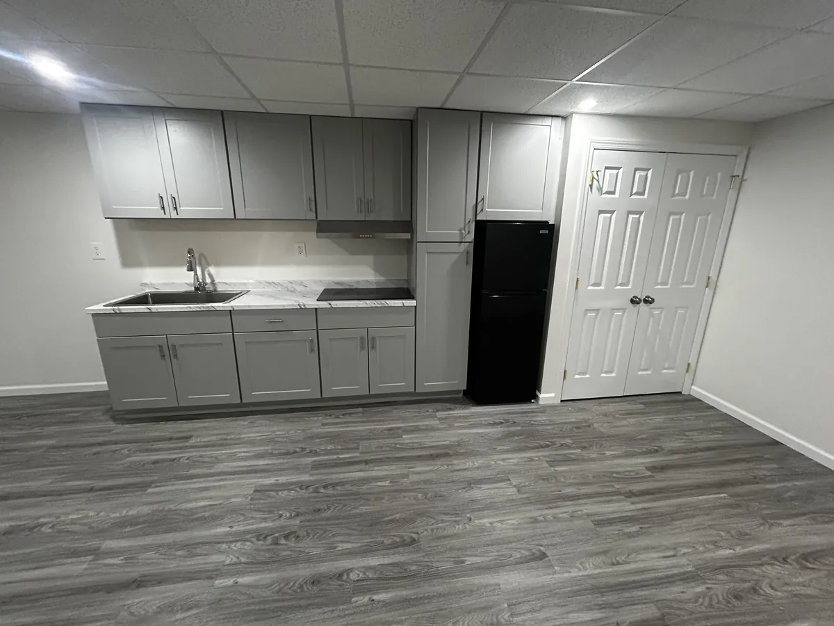 Complete basement remodel by Gonzaga Builders