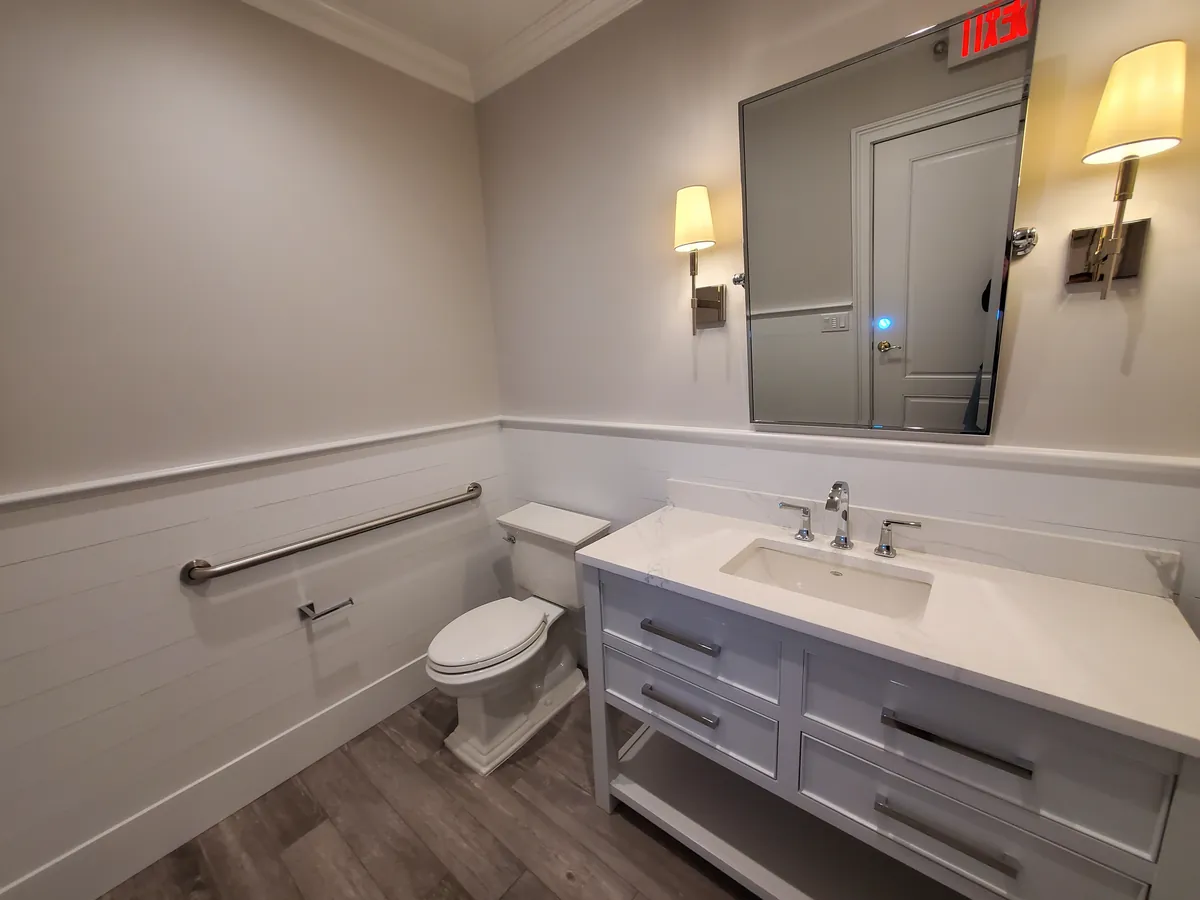 Bathroom remodeling project by Gonzaga Builders in Long Island NY