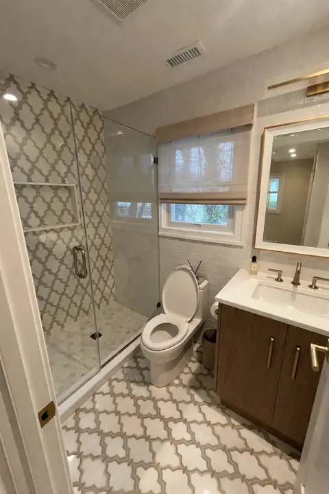 Bathroom tile work in Sayville, Long Island