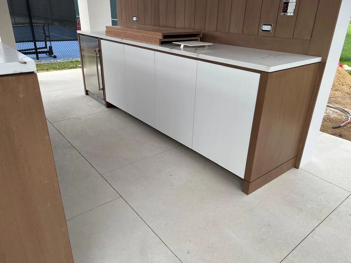 Custom golf simulator space construction