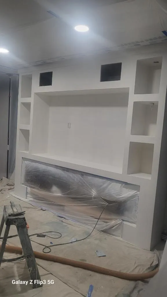 Entertainment center carpentry in Long Island NY